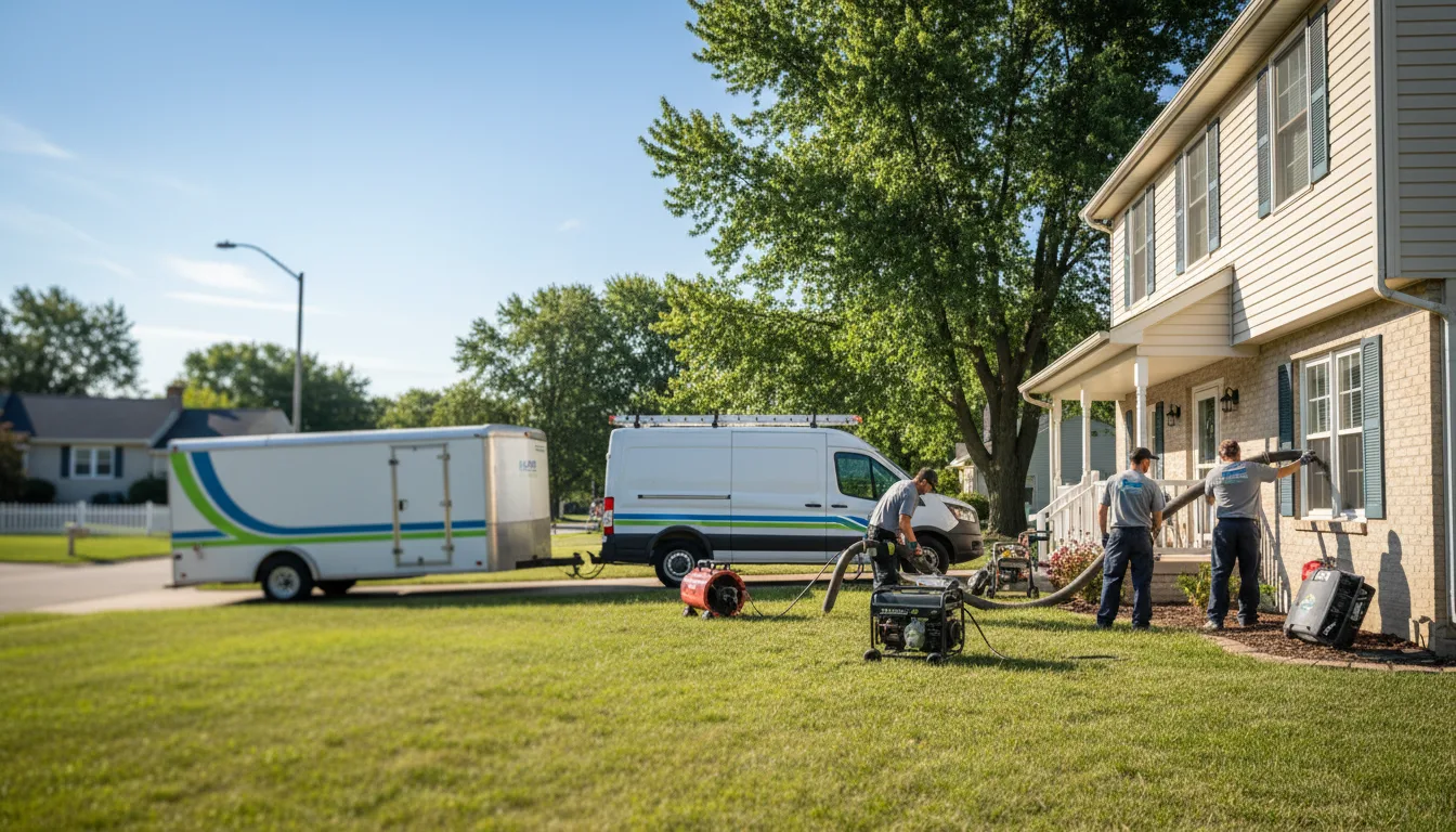 Flooded Basement Restoration And Cleanup With Repair in Smithshire, IL near me